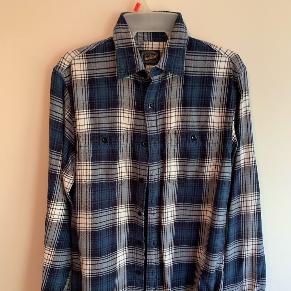 J Crew tight weave flanel